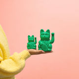 Lucky Cat Mini / Vert vif