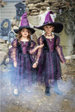 Robe de sorcière avec chapeau d'Améthyste l'araignée