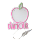Lampe néon LED Pomme d'amour - Le petit souk
