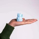 Lucky Cat Solar Light / Bleu clair