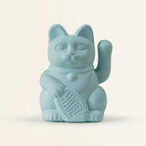 Lucky Cat Solar Light / Bleu clair