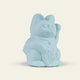 Lucky Cat Solar Light / Bleu clair