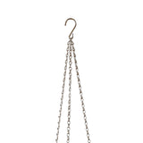 Pot de fleurs suspendu à facettes rose 20 cm