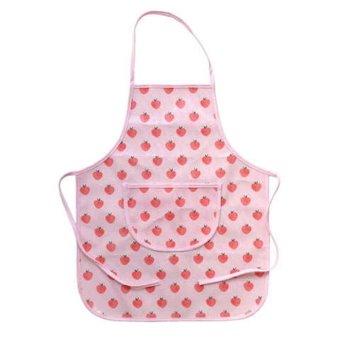 Tablier de cuisine pommes roses - Dans mon jardin