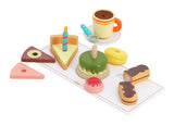 Service café gourmand en bois 15 pièces