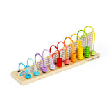 Boulier de comptage - Rainbow counting abacus