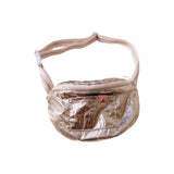 Sac banane enfant métallisé doré - La vie en rose