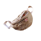 Sac banane enfant métallisé doré - La vie en rose