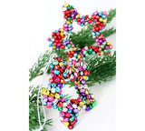 Boules de Noël - 2 étoiles en grelots