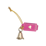 Clochette en laiton porte-bonheur "L'amour fou"