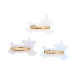 Lot de 3 barrettes cheveux enfant chiens