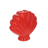 Tirelire en céramique coquillage rouge - Trouville