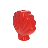 Tirelire en céramique coquillage rouge - Trouville