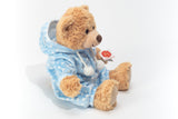 Ours Teddy - Pyjama bleu 30 cm