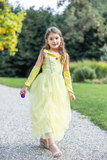 Robe en velours jaune (2 tailles)