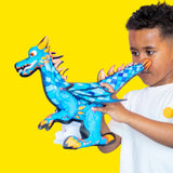 Coloriage Gonflable – 1 Dragon Géant à colorier