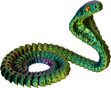 Cobra en cristal (3 coloris)