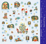 Calendrier de l'avent Stickers - Dans la forêt d'hiver des lutins