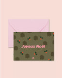 Carte de noël - Joyeux Noël Green