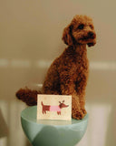 Carte de noël - Chien de Noël