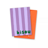 Carte postale . Bisou
