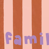 Carte postale . Family