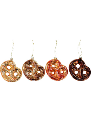 Boule de Noël en verre - Bretzel