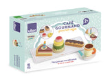 Service café gourmand en bois 15 pièces