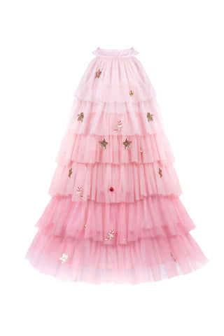 Robe sapin de noêl et sa coiffe - Blush
