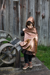 Brilliant Copper Knight Tunic with Cape - Chevalier