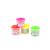 4 pots de peinture à doigts fluo - Les Schmouks