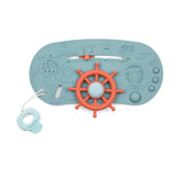 Panneau de bain avec ventouses - Bateau Pirate
