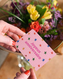 Mini carte - Joyeux anniversaire