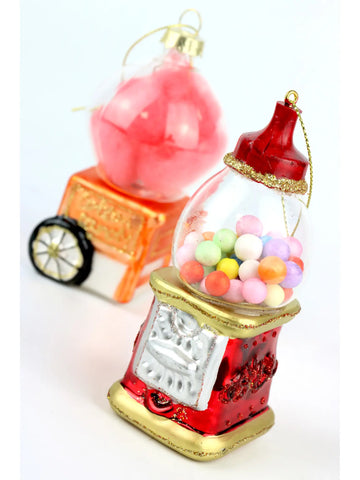 Boules de Noël en verre - Machine à bonbons x2