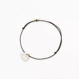 Bracelet Médaillon Coeur - Noir et Doré