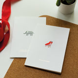 Carte brodée anniversaire