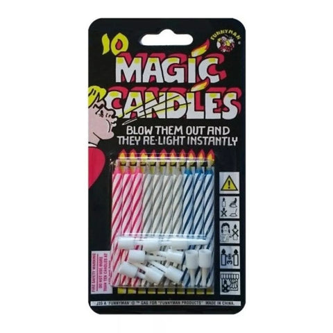 BOUGIES D'ANNIVERSAIRE MAGIQUES