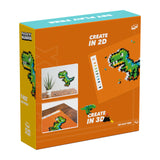 Puzzle T-Rex  - 250 Pcs - jeu de construction enfant - PLUS PLUS