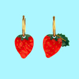 Boucles d'oreilles Fraise - Coucou Suzette