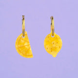 Boucles d'oreilles citrons - Coucou Suzette