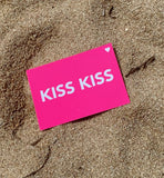 Carte A5 fluo KISS KISS