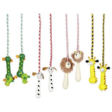 Cordes à sauter en bois animaux