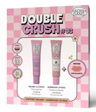 Coffret duo baume hydratant Rose et gommage Chocolat