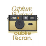 Appareil photo Timelens - POP EDITION 80' rose ou gold ou silver