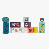 Cubes d'activités à empiler - Dans la jungle