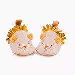 Chaussons cuir lion beige - 6/12 mois - Sous mon baobab