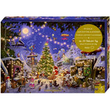 Puzzle calendrier de l’avent Le marché de noël des animaux - 500 pièces
