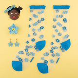 Chaussettes transparentes Myosotis