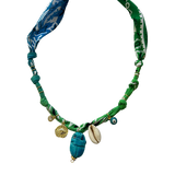 Collier Astro bleu/vert - Badhnati