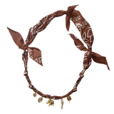 Collier Indi marron - Badhnati